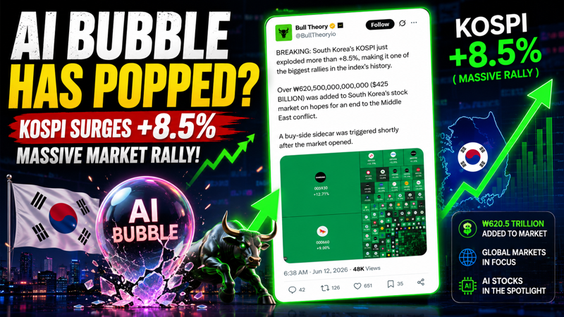 AI Bubble Has Popped? South Korea’s KOSPI Surges in Massive Market Rally